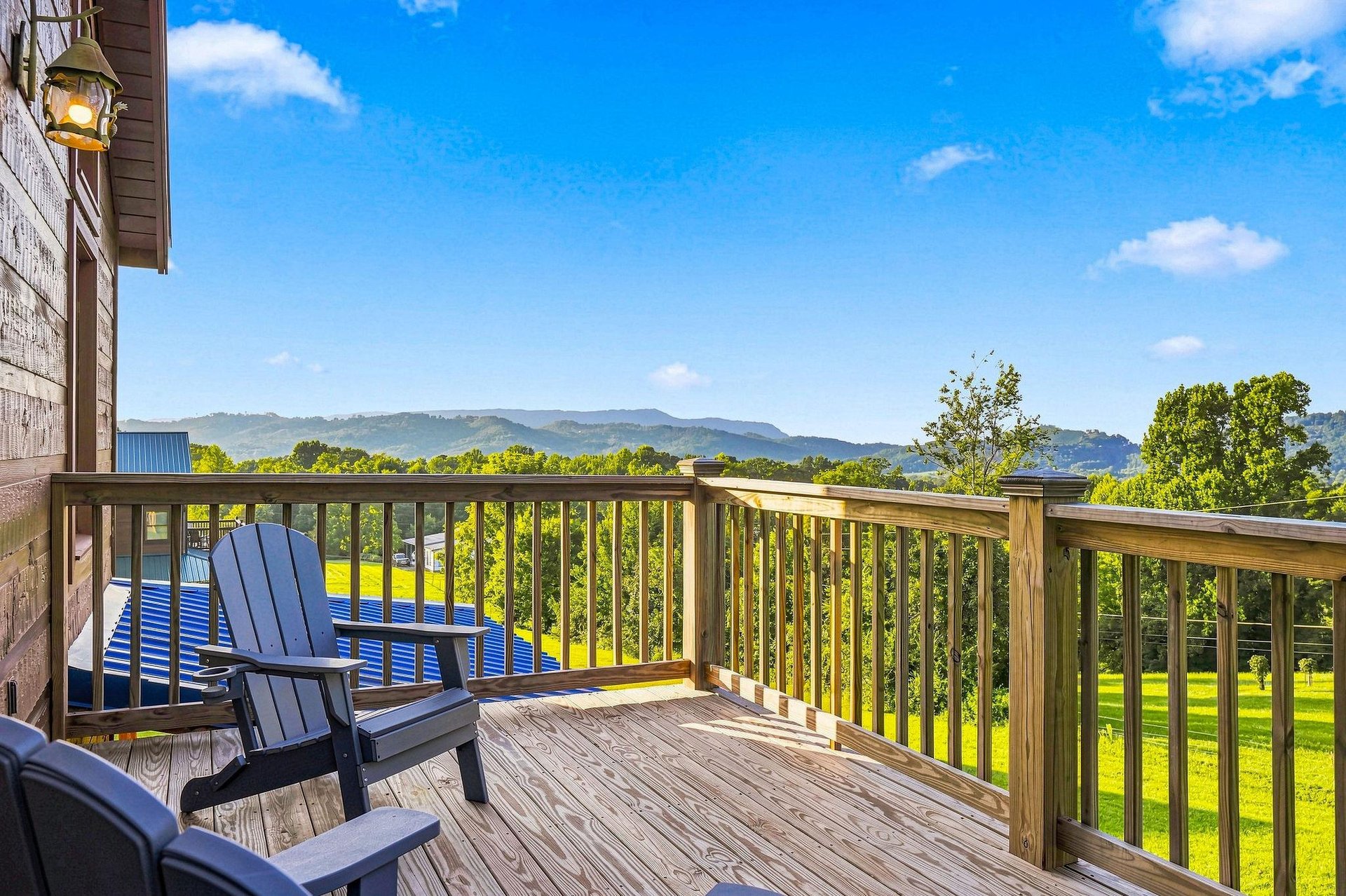 Settle into your private deck and soak in the sweeping mountain views stretching across the horizon.