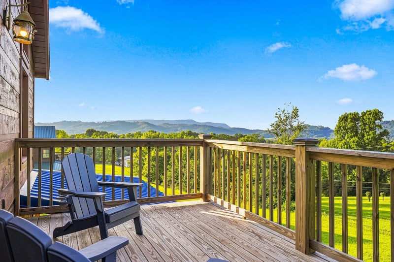 Settle into your private deck and soak in the sweeping mountain views stretching across the horizon.