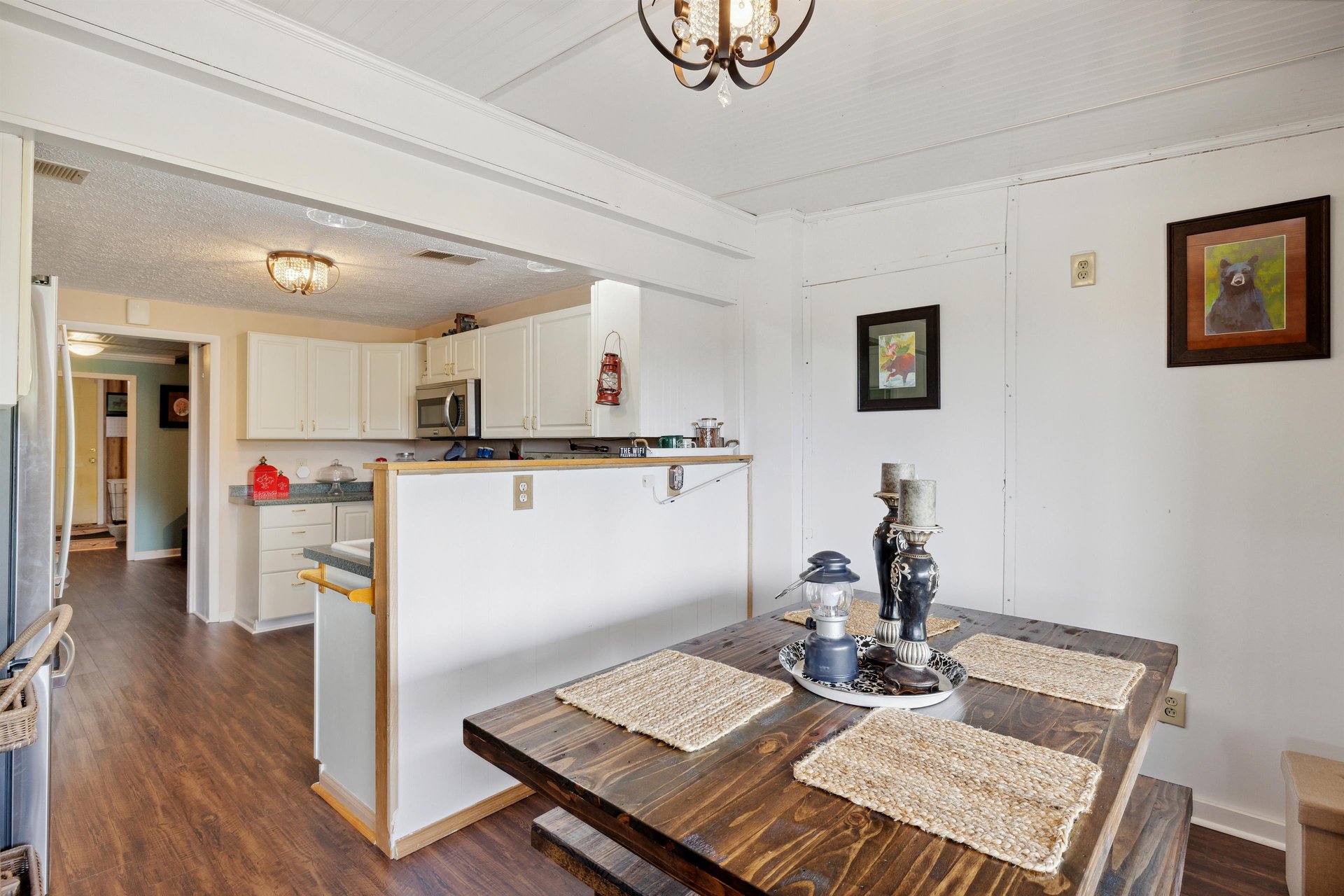 dining with natural lighting