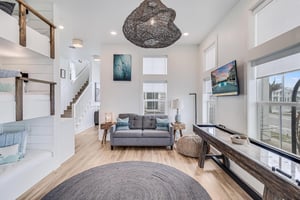 Secondary Living Area with Triple Twin Bunk and Queen PullOut C