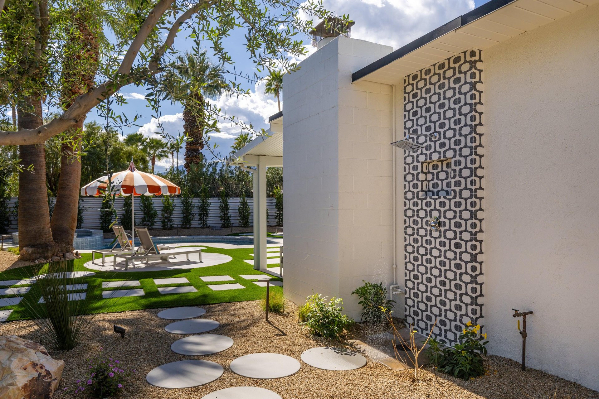 Outdoor shower