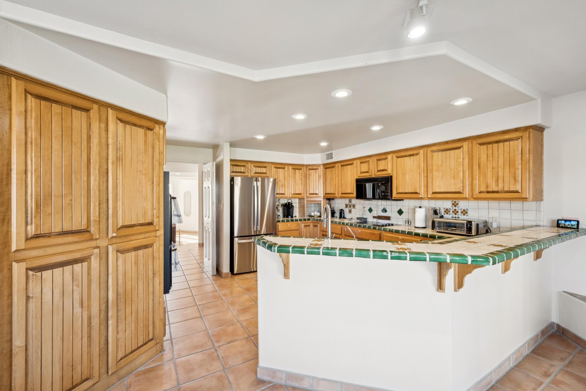 Kitchen area.