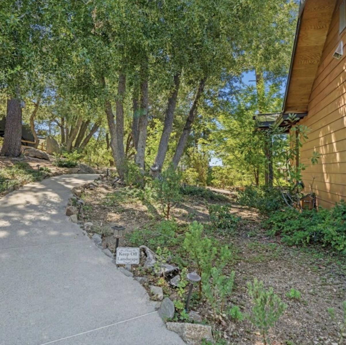 Front walkway leading to the front door.