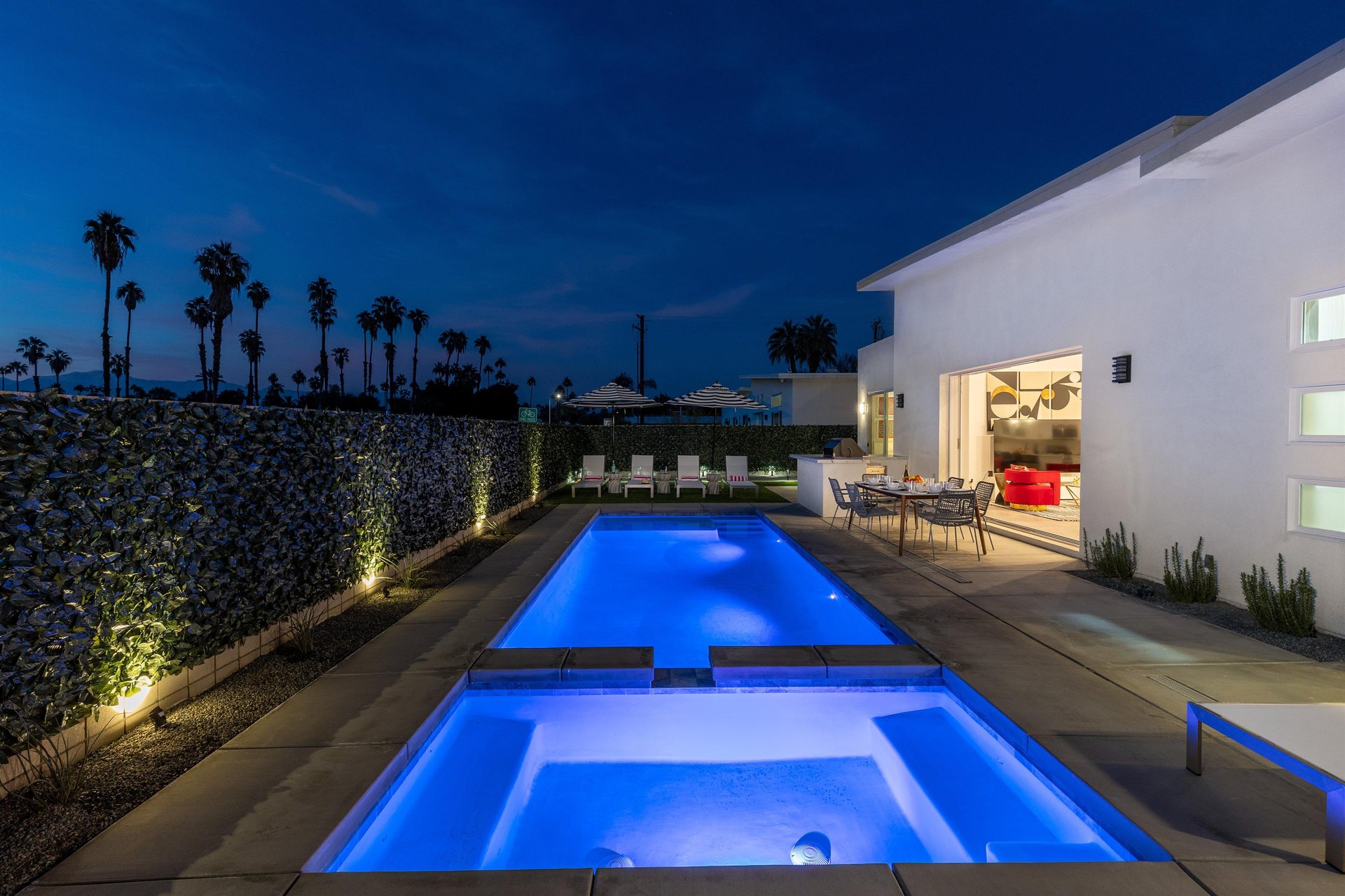 Soak in the spa
