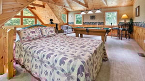 at hooked on bears a 2 bedroom cabin rental located in pigeon forge