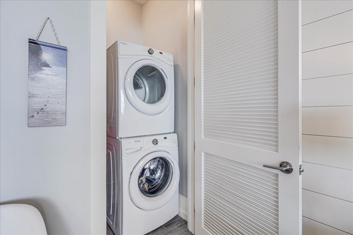 Laundry Closet in Living Room