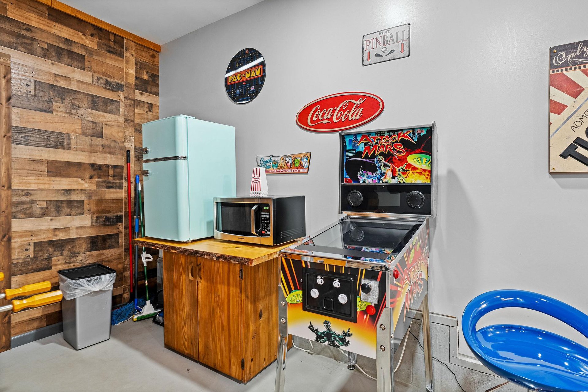 Arcade gaming and small appliance