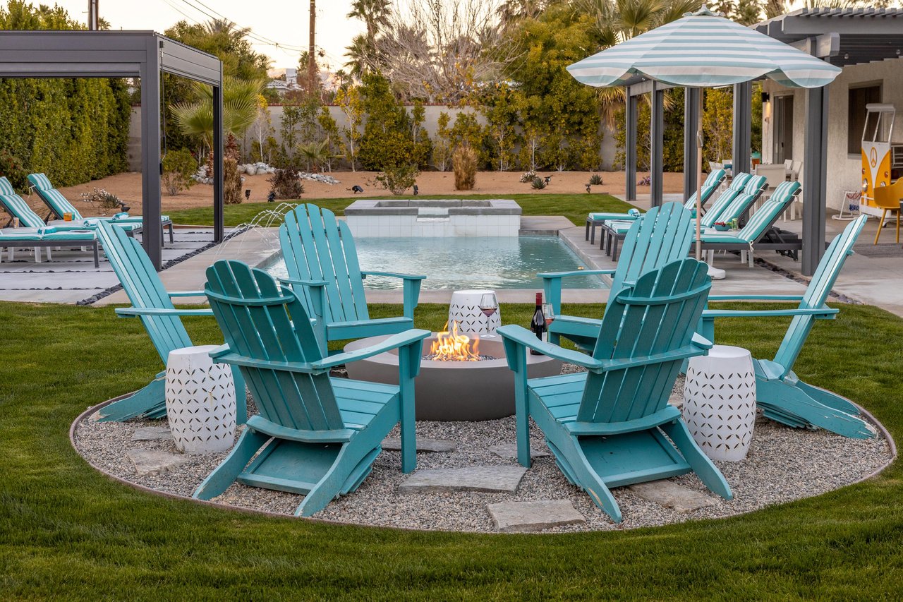 Cozy up around the fire