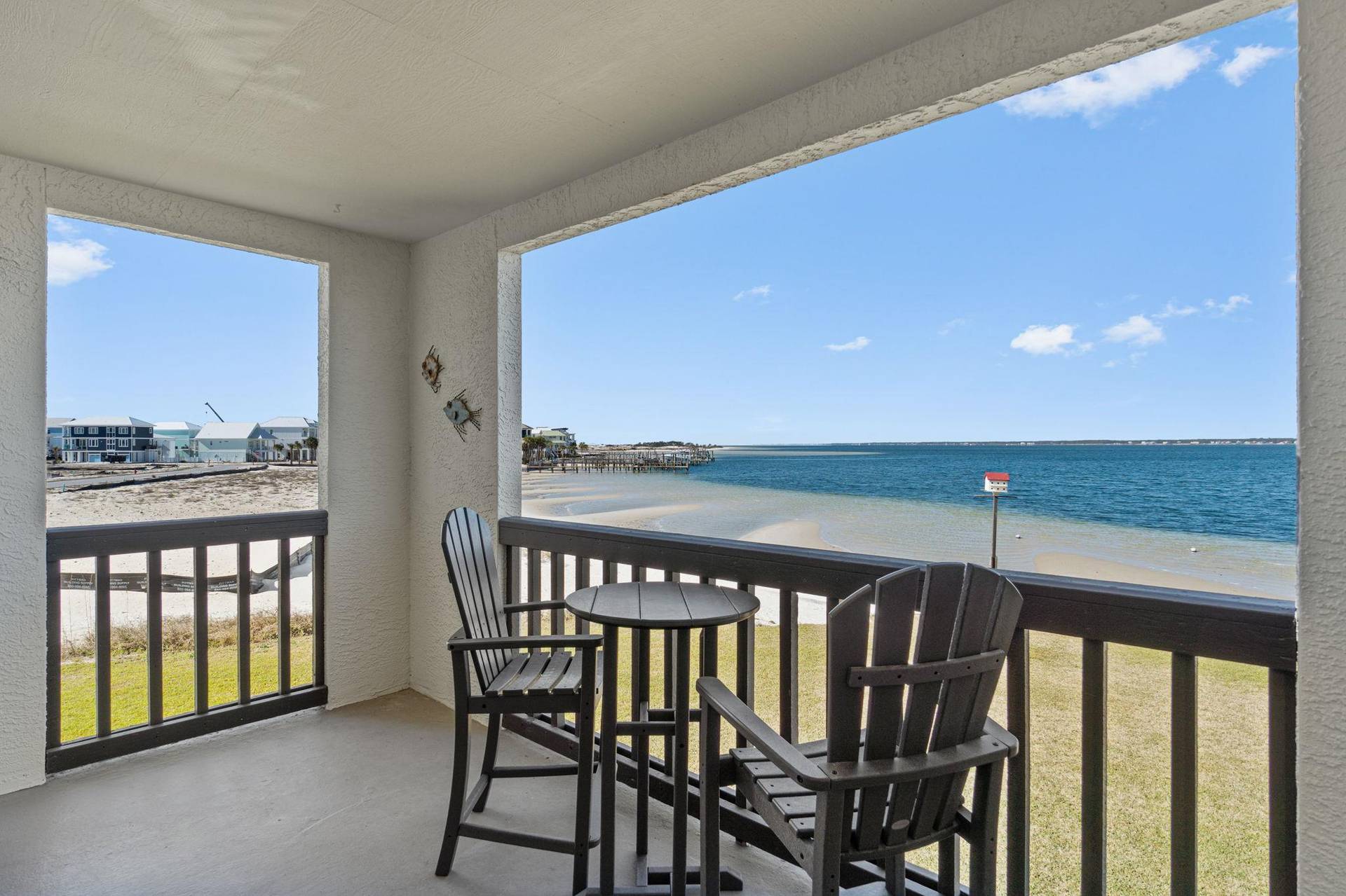 Balcony With Bay Views