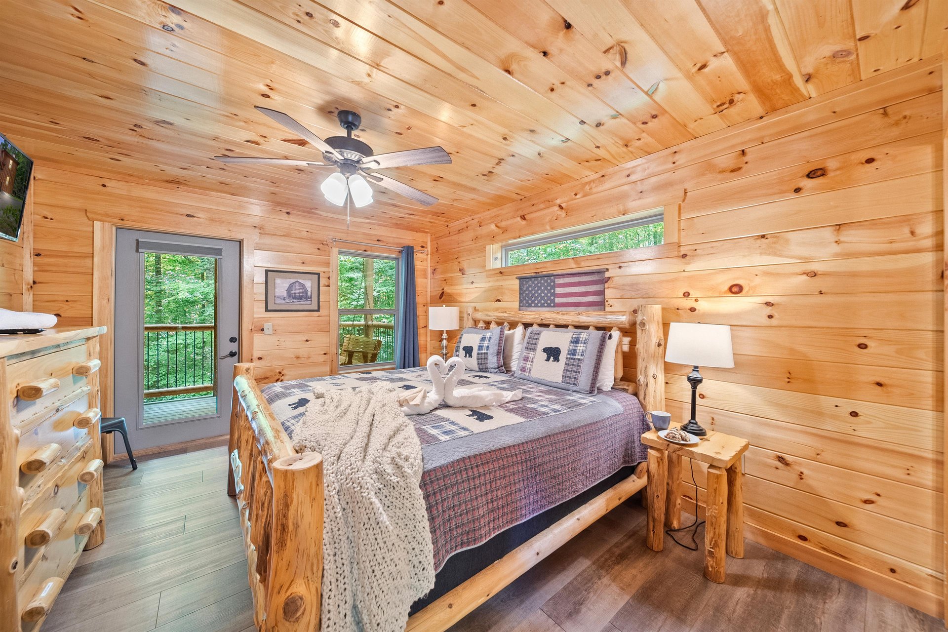 king bed