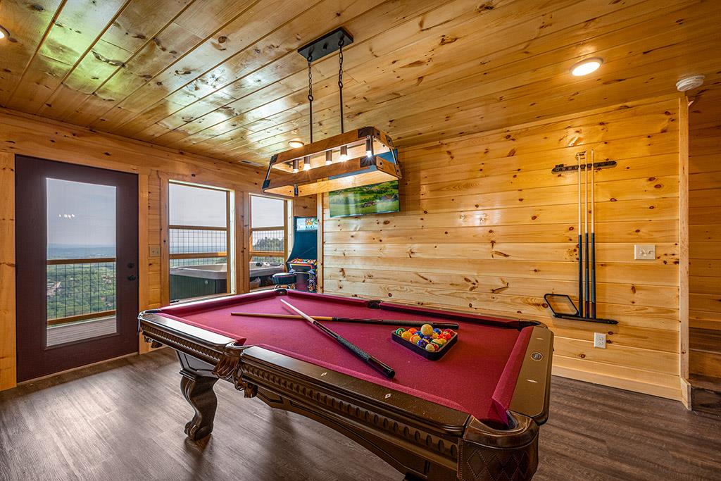 Downstairs  Pool Table