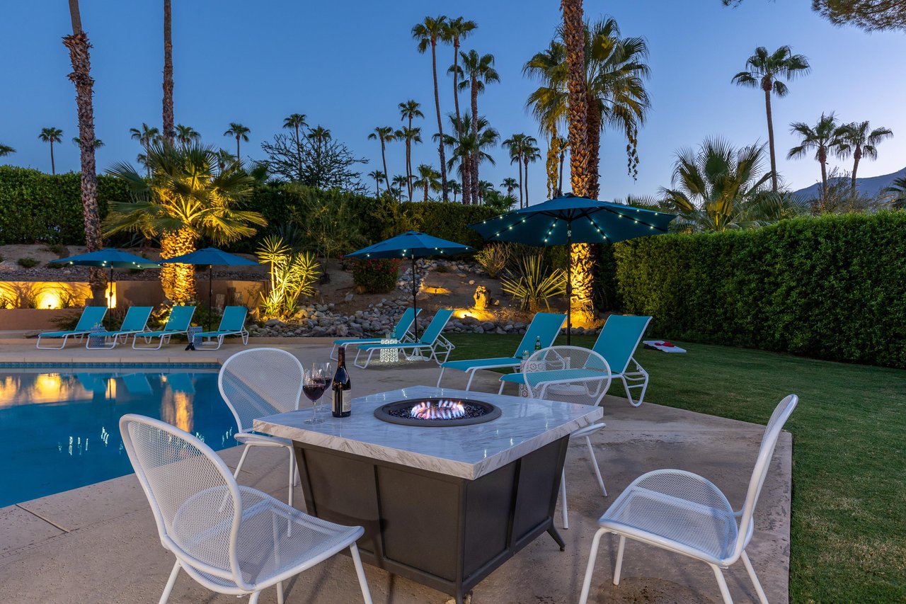 Relax around the firepit