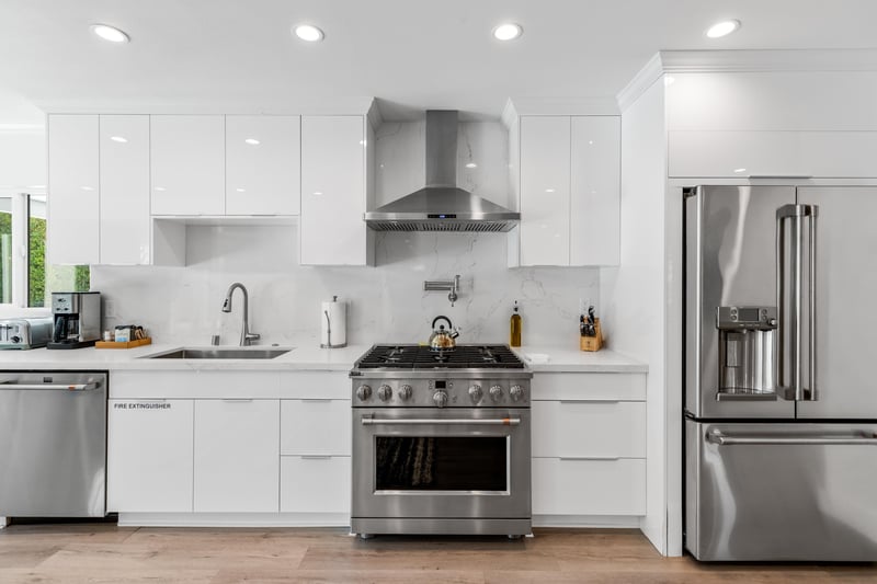 Stainless steel appliances