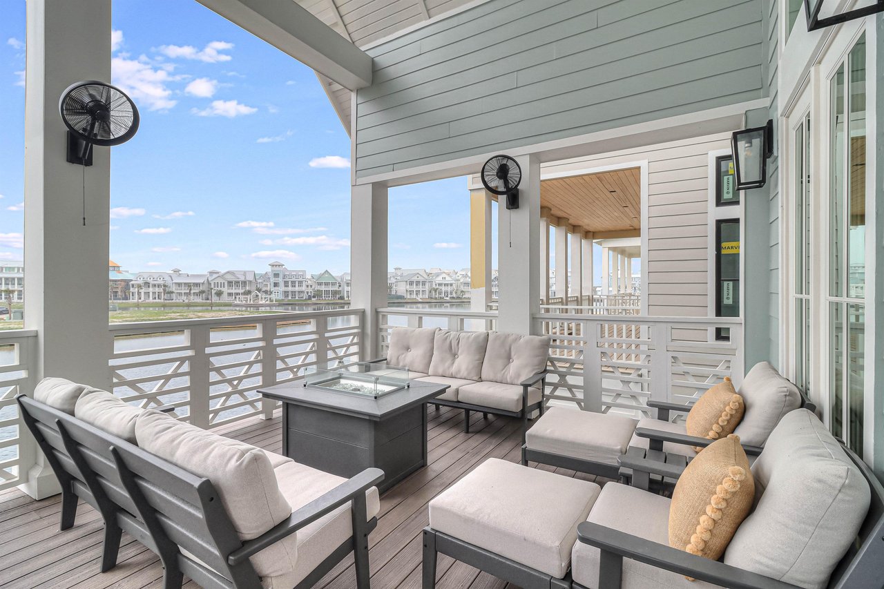 Fire Lounge on Lakeside Balcony, 2nd Floor