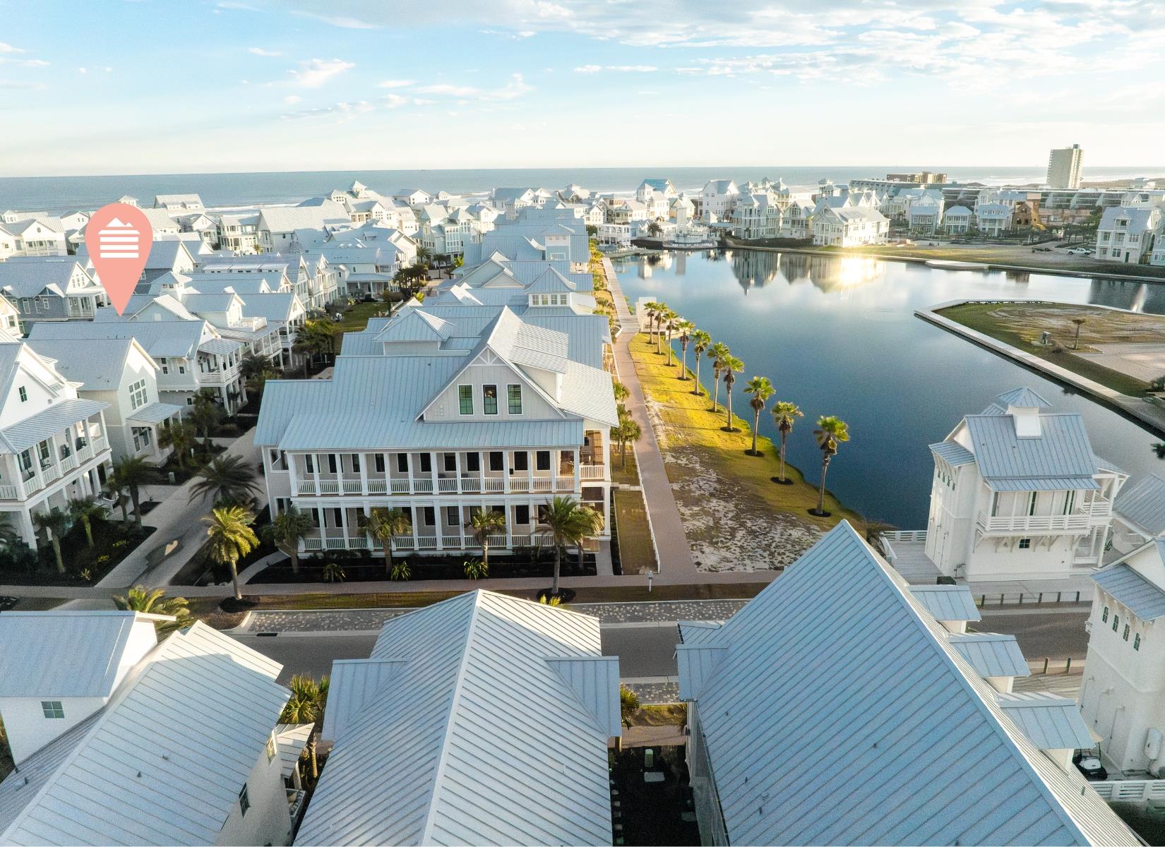 Aerial View, Location