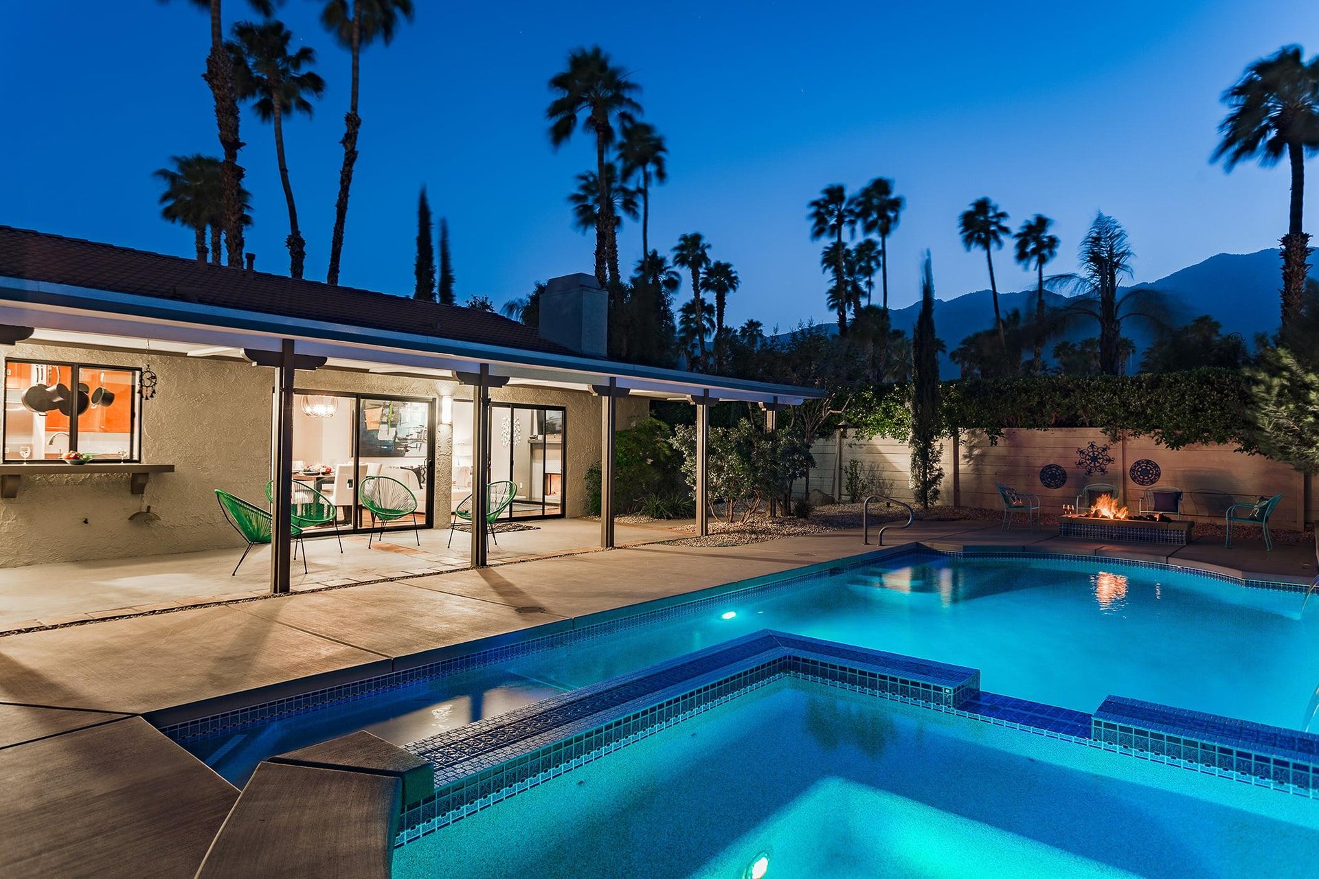 Enjoy your evenings poolside
