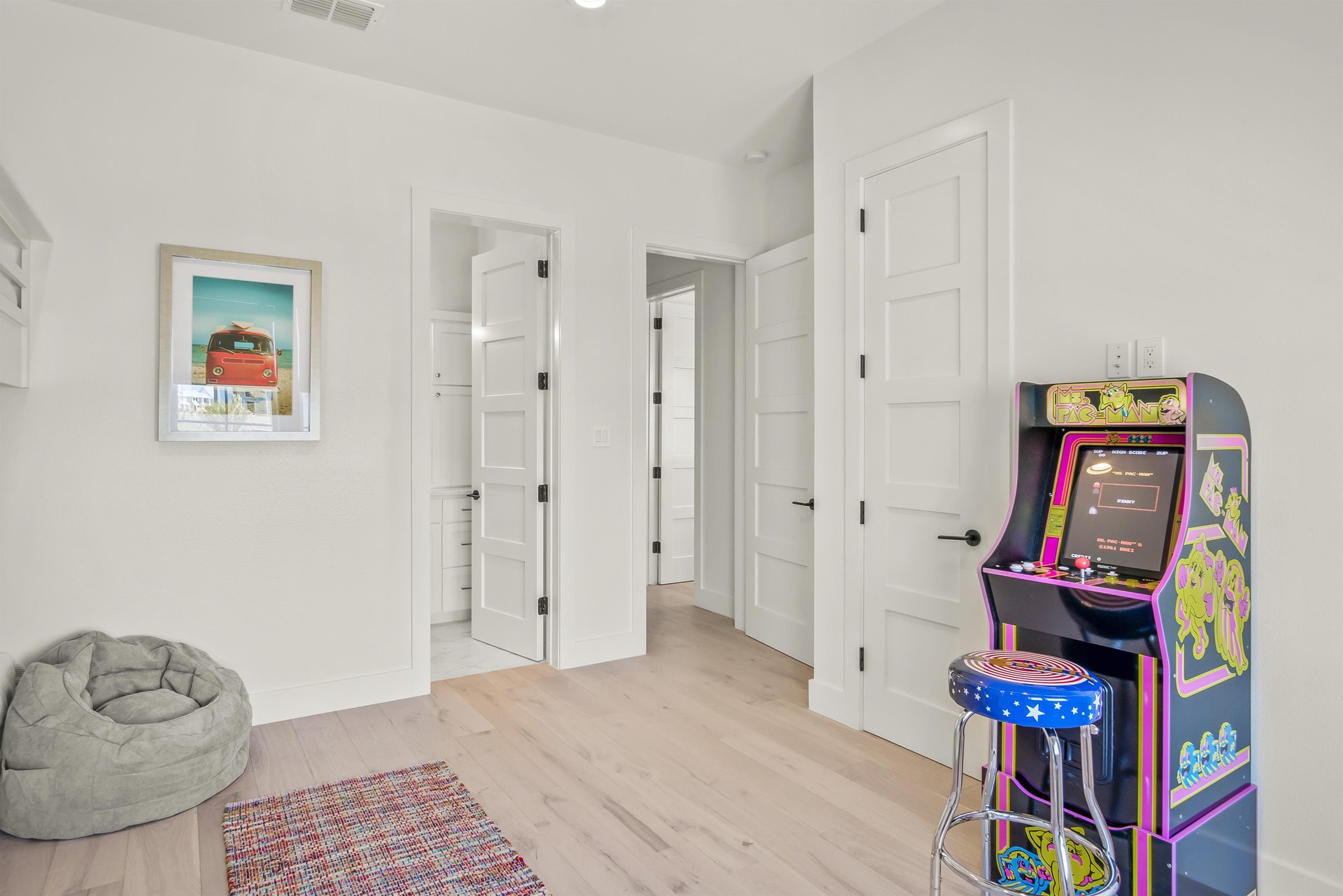 Bunk Room with Mrs. Pac Man, 2nd Floor