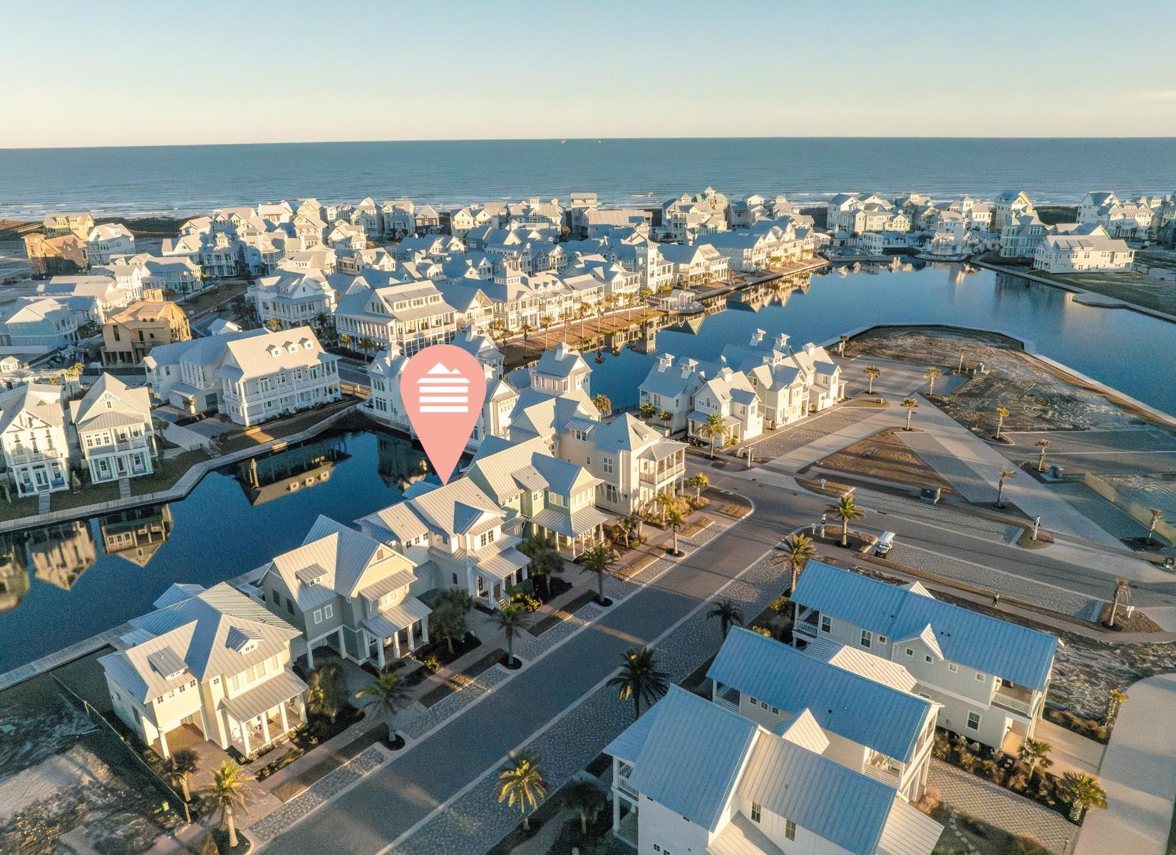 Aerial View, Location