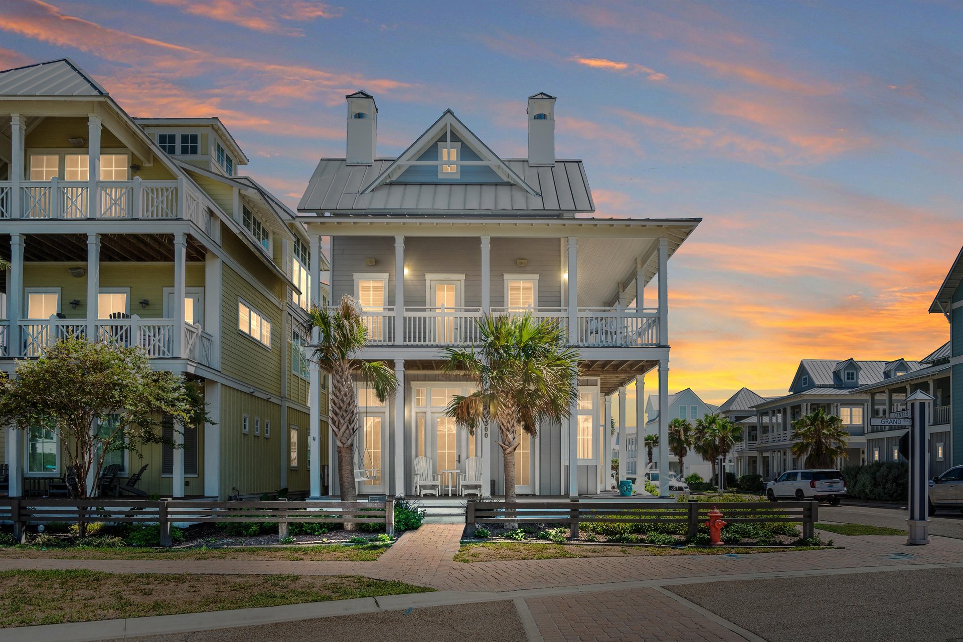 The Blue Crab, Front View at Dusk