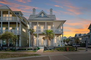 The Blue Crab, Front View at Dusk