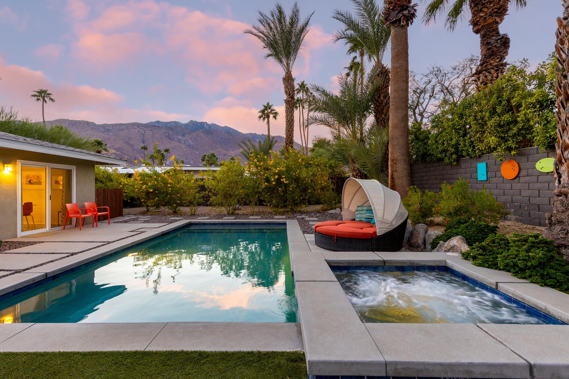 Watch the Sunset in the Spa