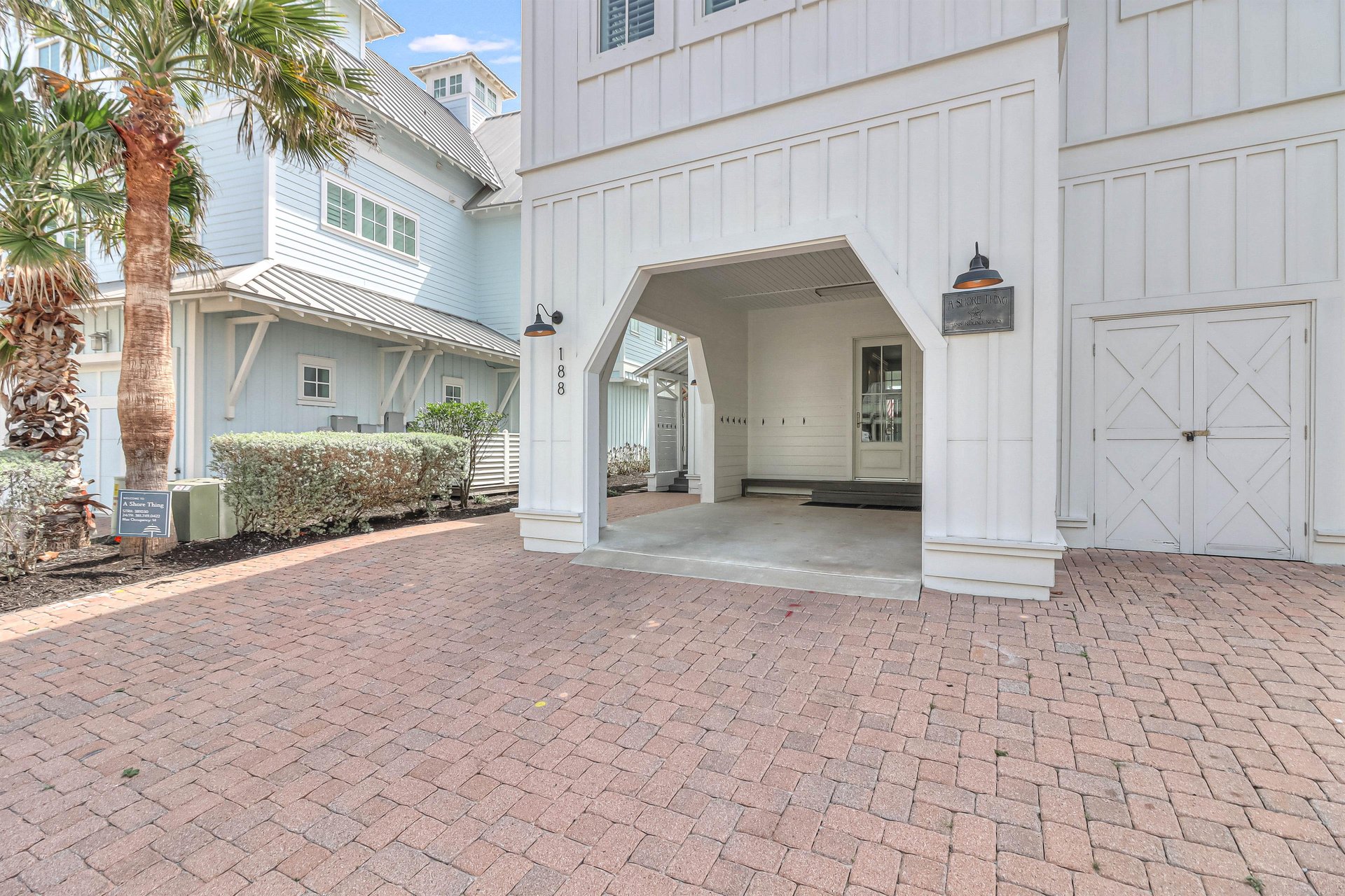 Private Driveway and Car Port