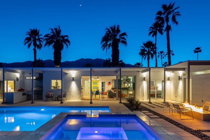 Palm Springs evening skies