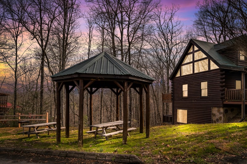 Exterior view at Country Bears Getaway, a 3bedroom cabin rental located in Gatlinburg