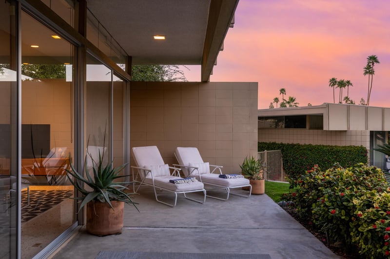 Lounge around while watching the sunset