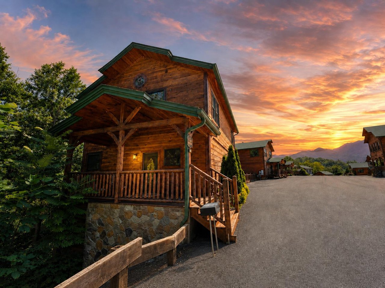 Front Entry of cabin