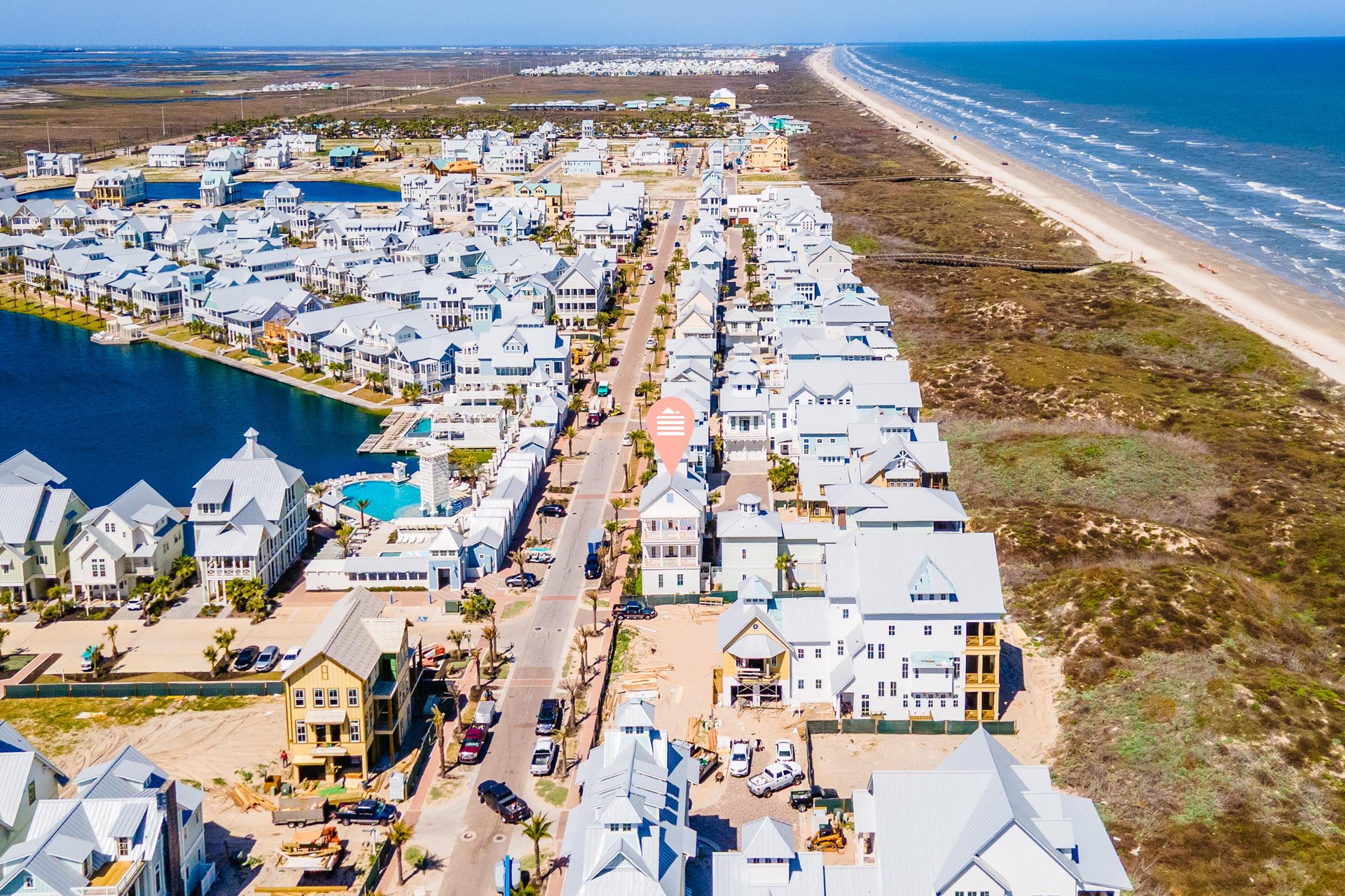 Once Upon A Beach, Aerial View