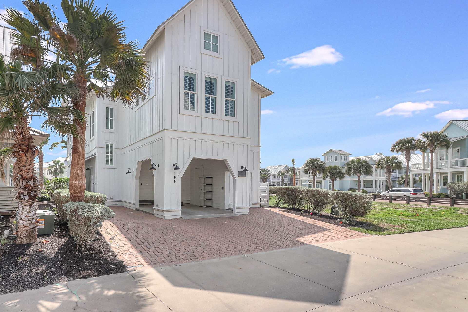 Private Driveway and Car Port