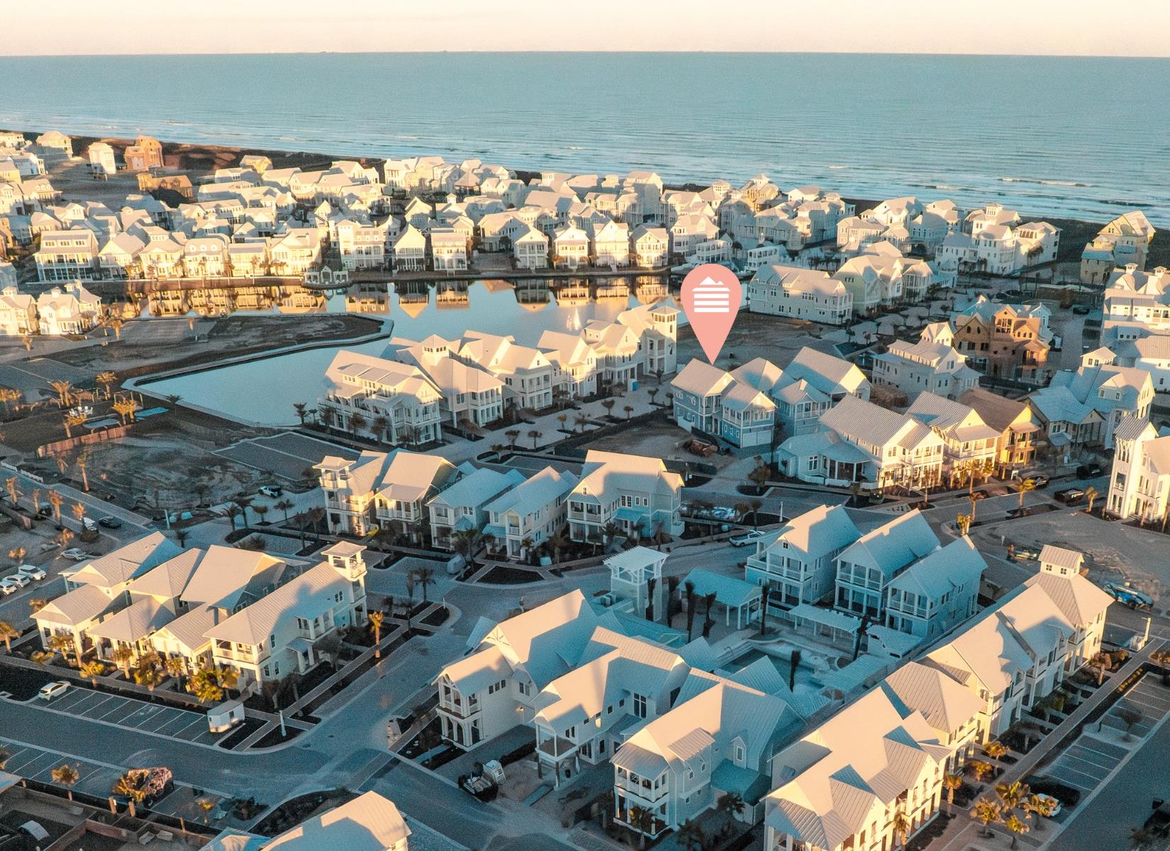 Aerial View, Location