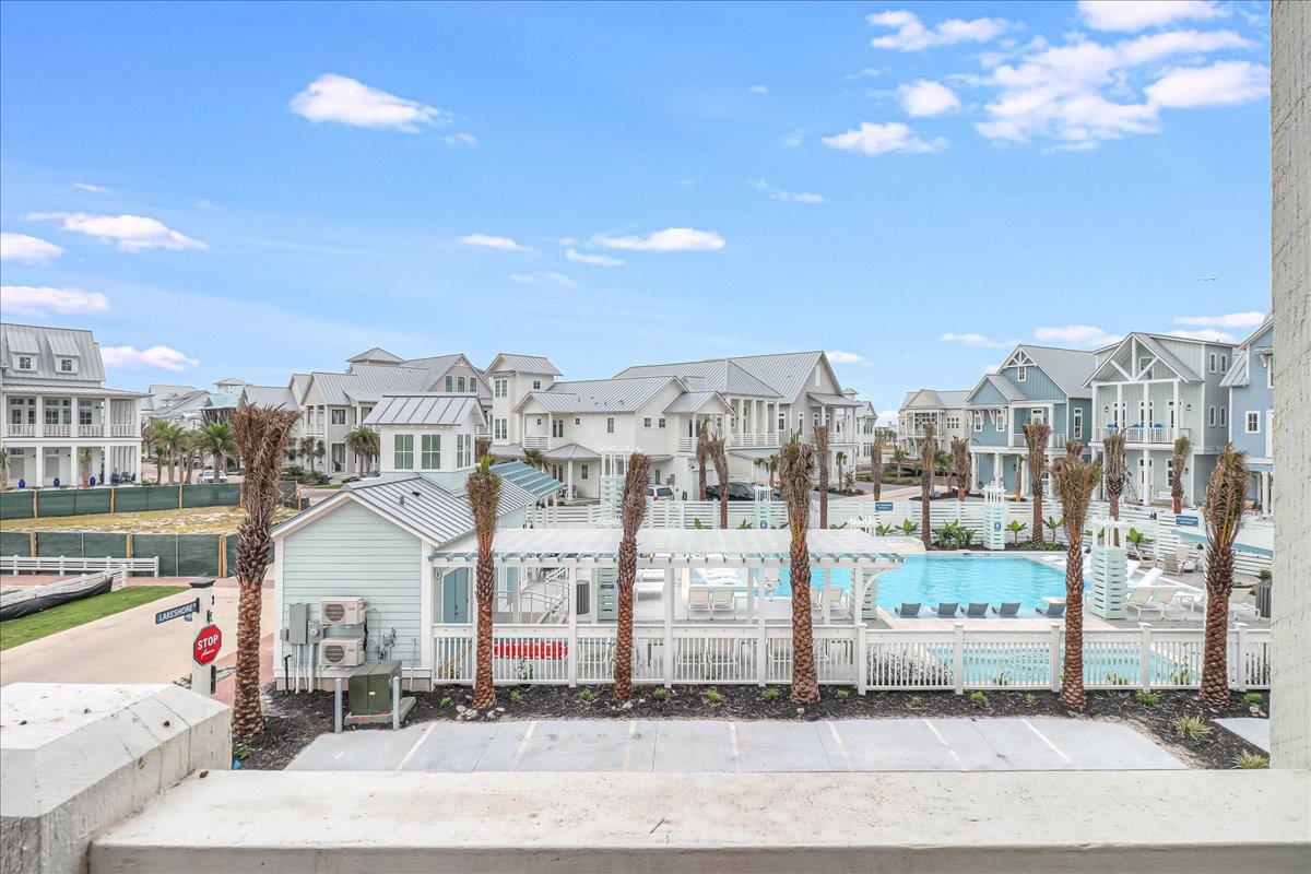View of Neighborly Pool and Park From Balcony, 2nd Floor