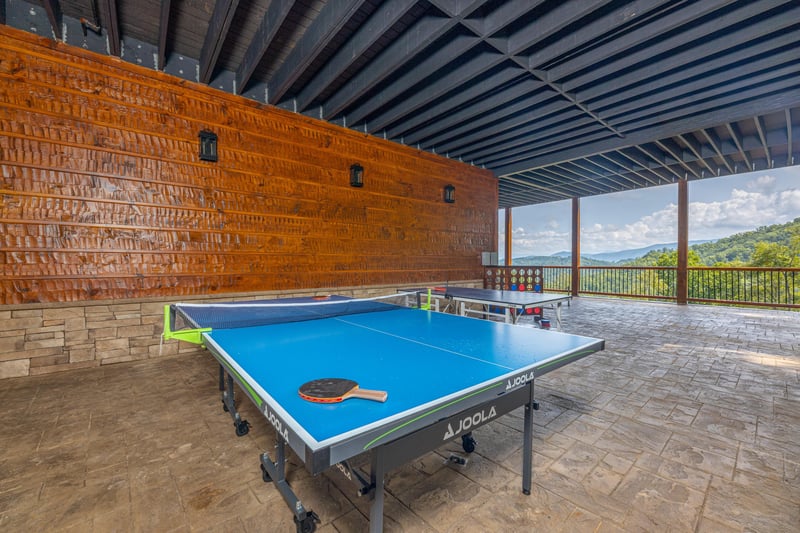 Outdoor ping pong table