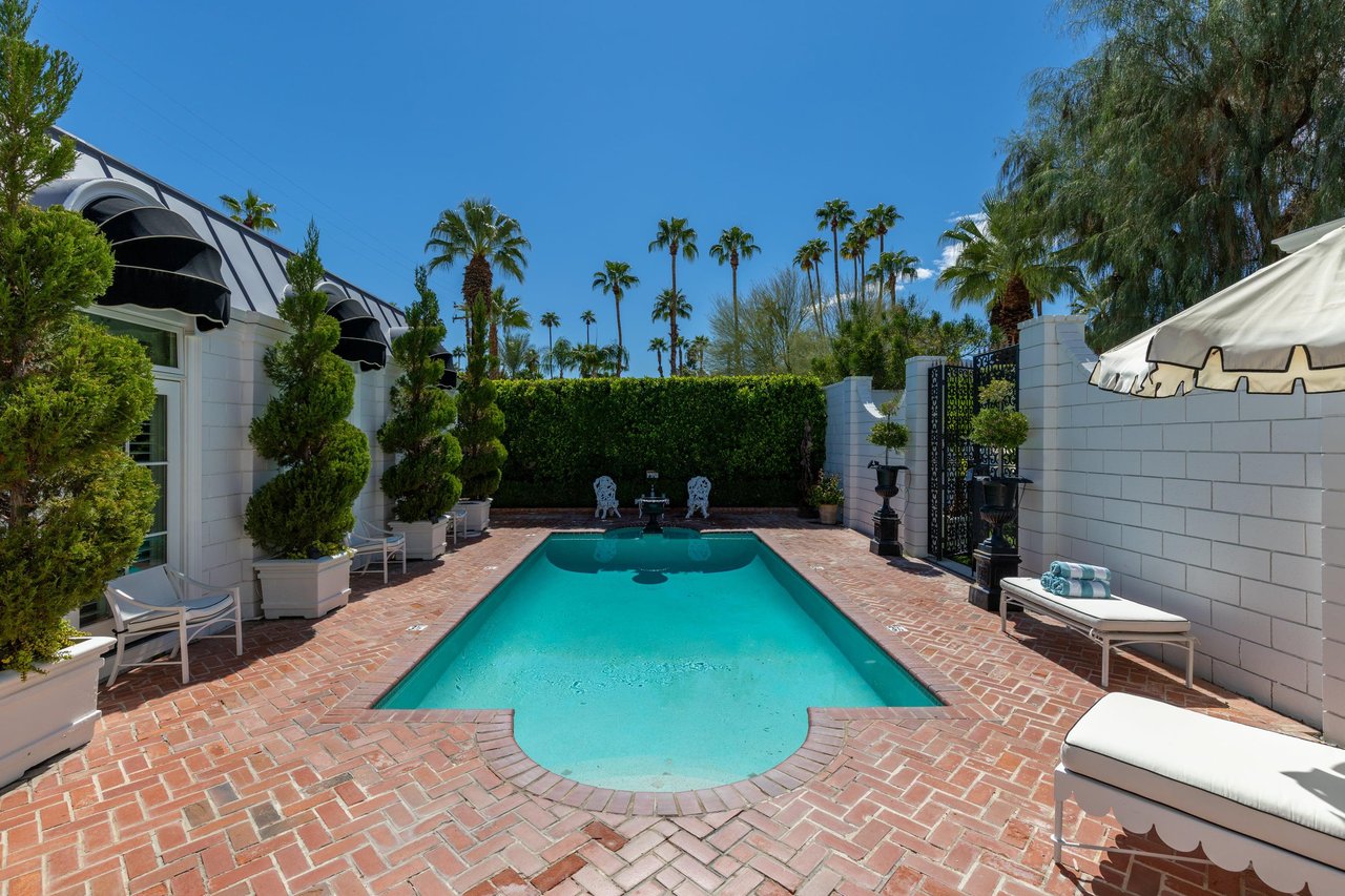 Time for a swim and soak up the Palm Springs sun