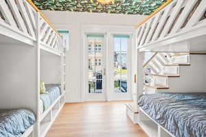 Bunk Bedroom w Front Porch Access, 1st Floor