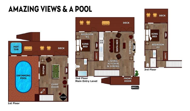 Amazing Views  A Pool