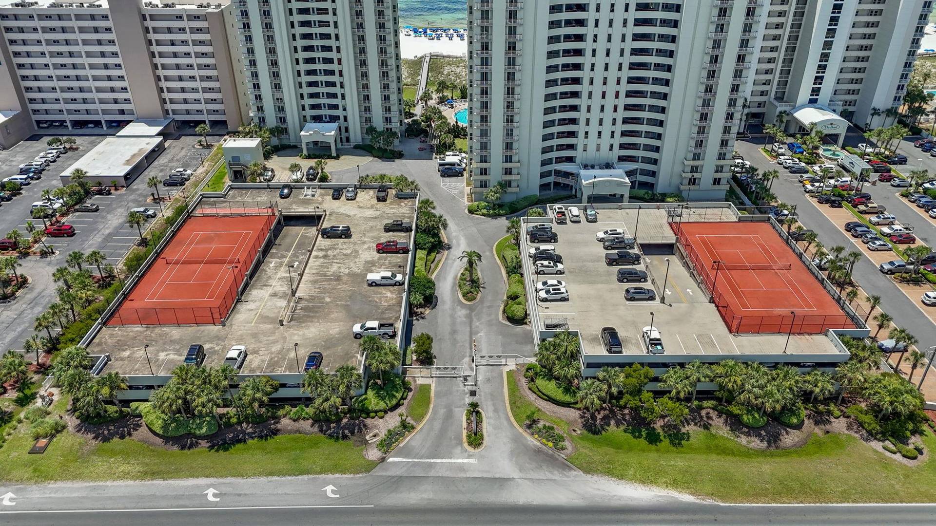 Parking GarageTennis Courts