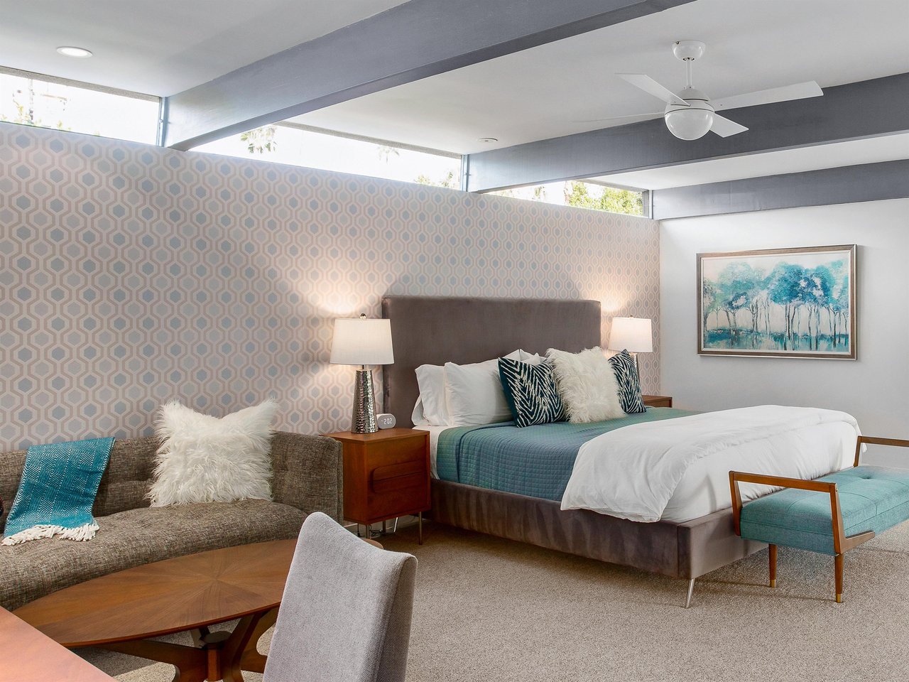 Upscale bedroom