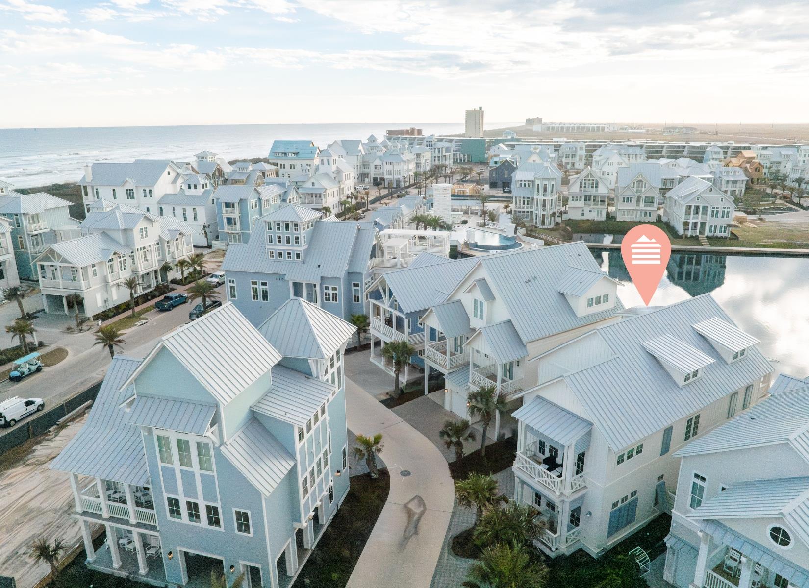 Aerial View, Location