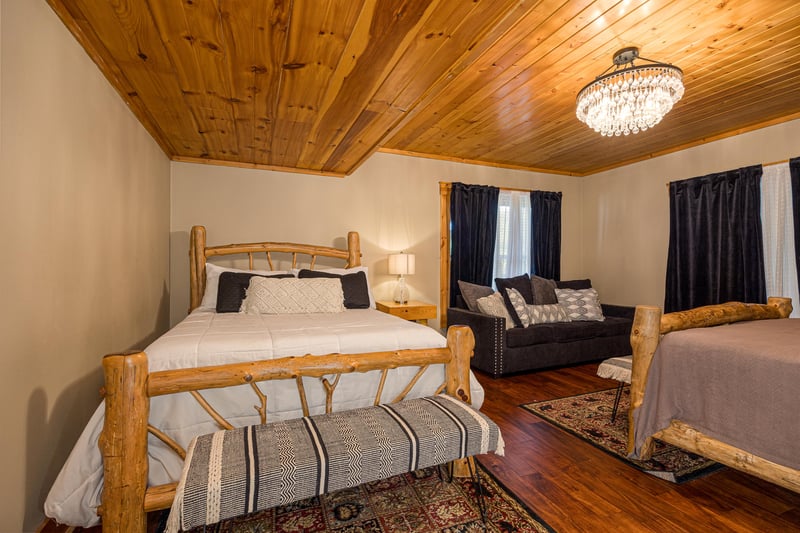 queen bed