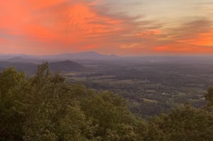 View from 4 States View with beautiful sky