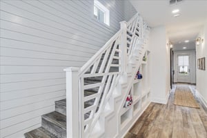 Back Entry  Staircase Storage Nooks, 1st Floor