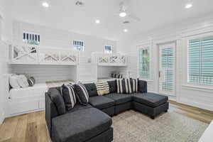 Bunk Room and Living Area, 1st Floor