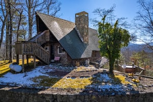 Exterior view at Ever After, a 1 bedroom cabin rental located in Gatlinburg