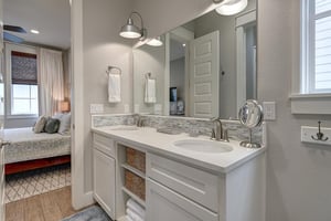 Shared Bathroom, King Bedroom  Bunk Room, 1st Floor