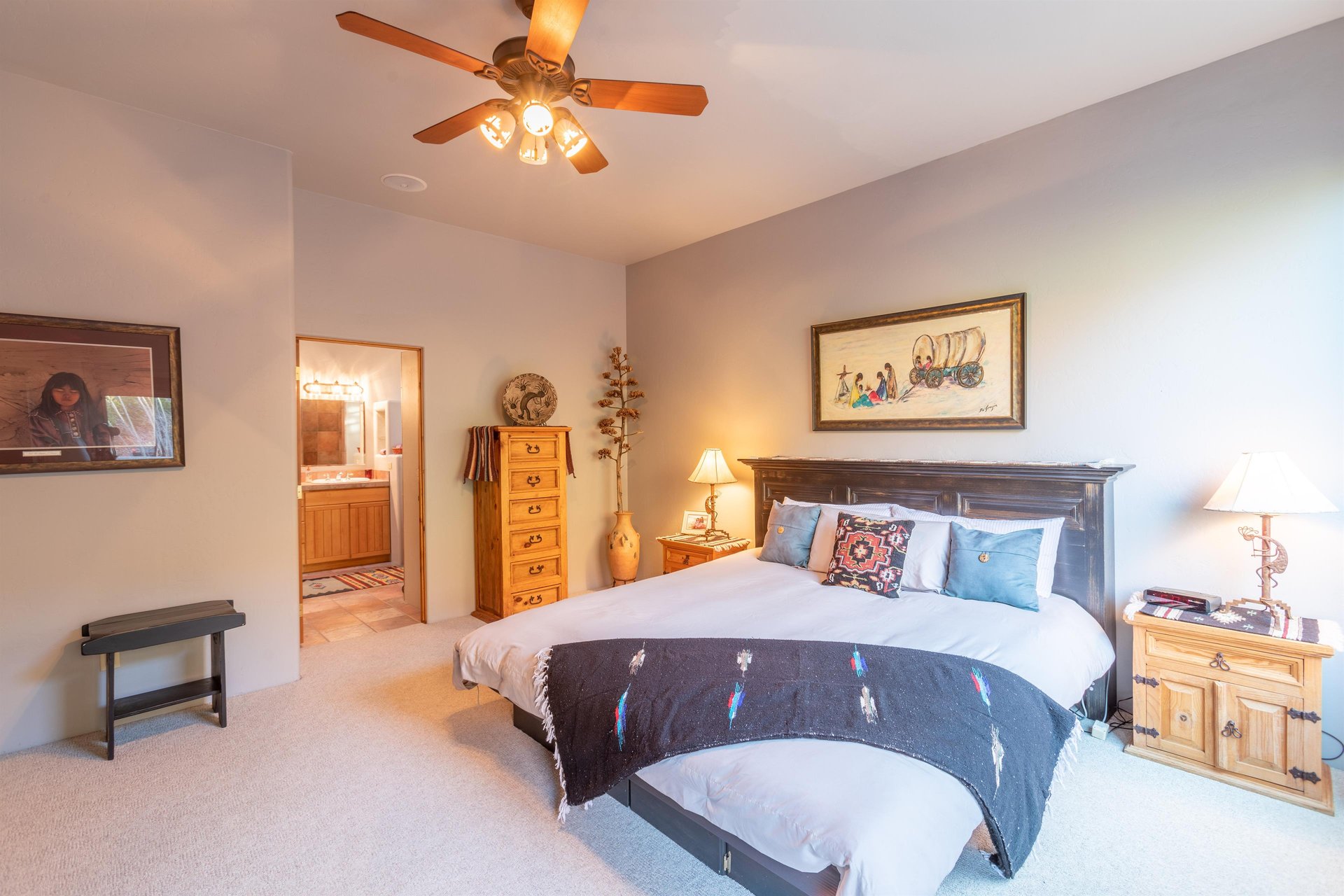 King Size Bed In Master