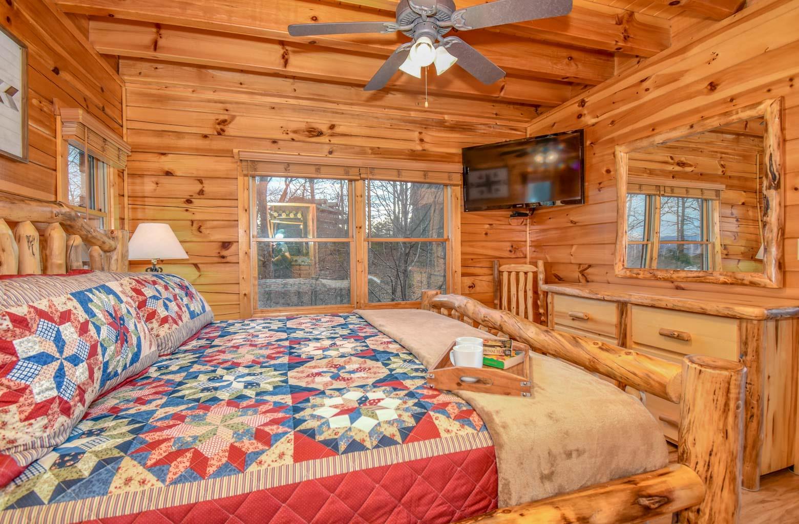 at eagles sunrise a 2 bedroom cabin rental located in pigeon forge