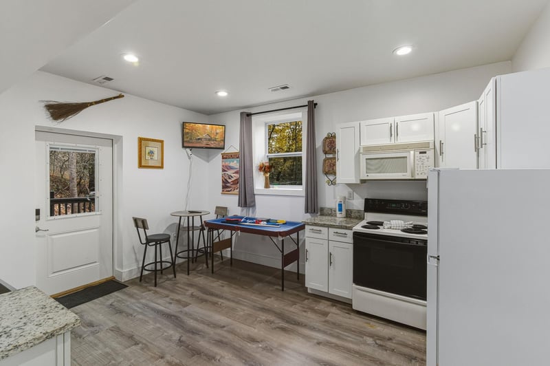 Kitchenette and Game Table